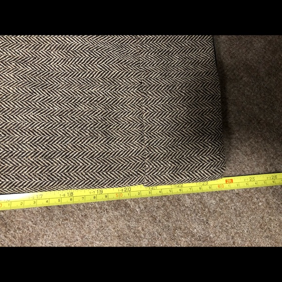 tweed cropped, cuffed pants - Picture 3 of 6